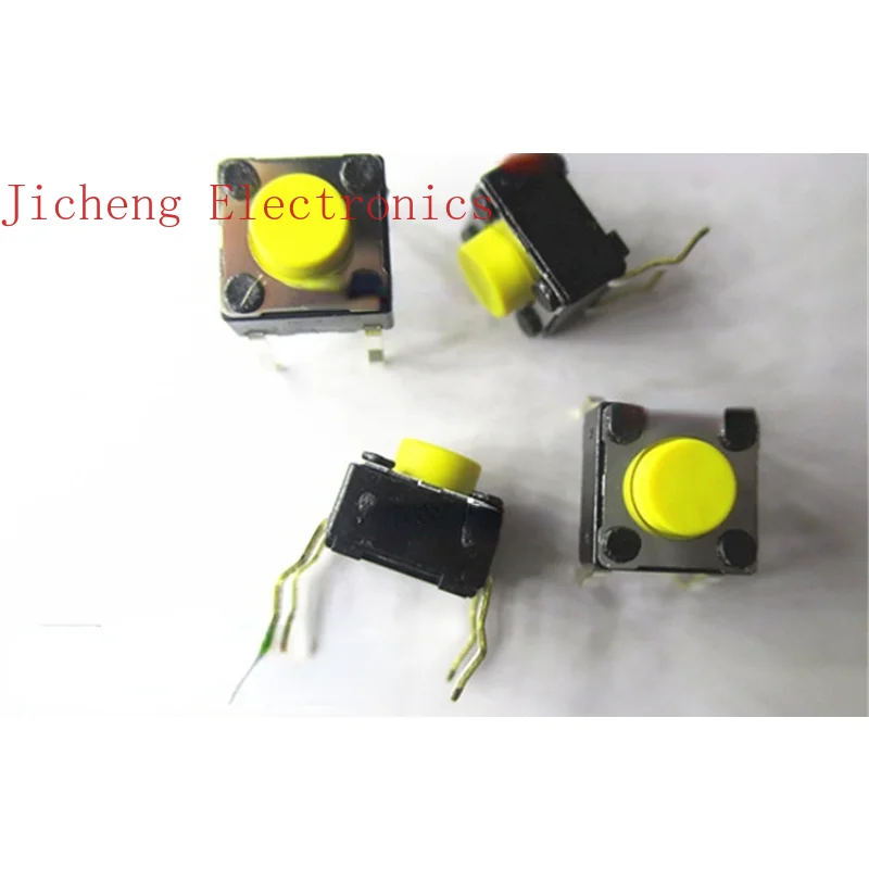 10PCS SKHHCRA010 Touch Switch 6×6×5 6*6*5 Straight Into 4-pin Yellow.